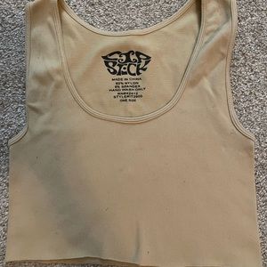 Dont know the brand. Nude color tank top size small